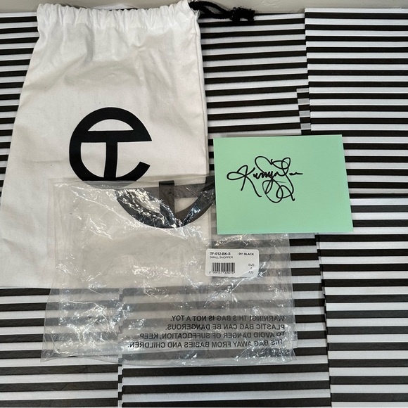 Telfar Black Mini Shopping Bag Crossbody - Picture 3 of 7